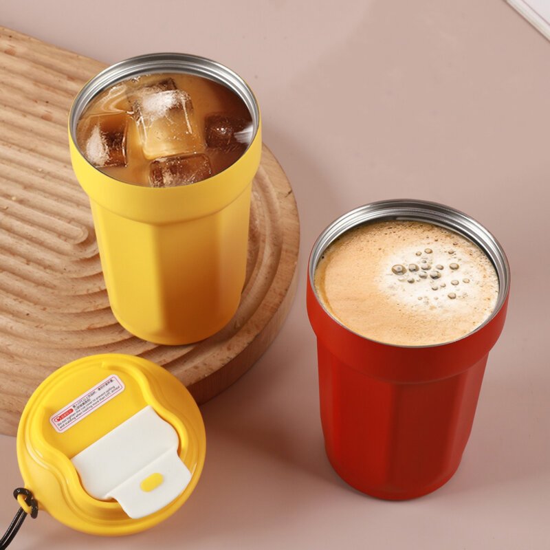 316 Stainless Steel Coffee Mug with Iced Coffee
