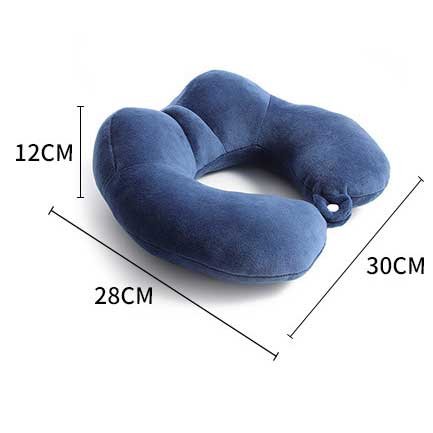 Double-Hump-U-Shaped-Neck-Pillow-Measurement