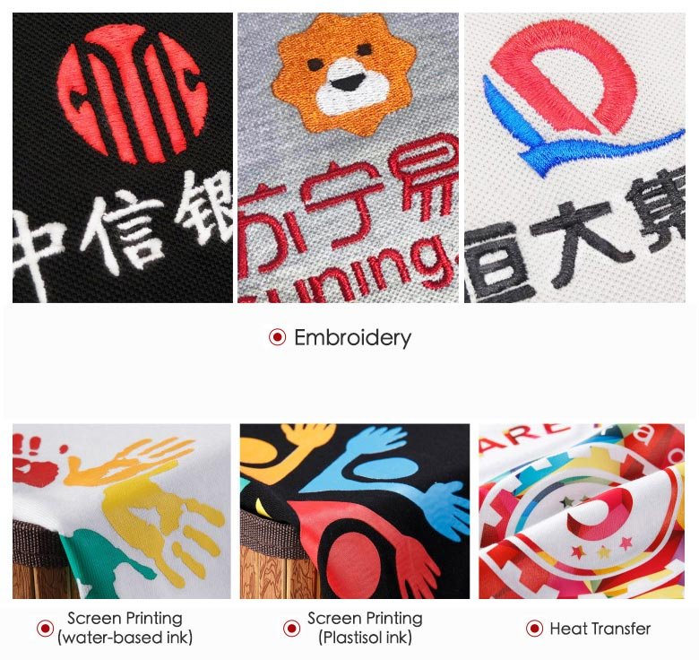 Customization Options for Custom Logo Polo T-shirt